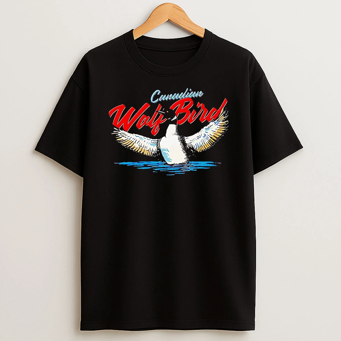 Minnesota Loon Lake Canadian Wolf Bird T Shirt