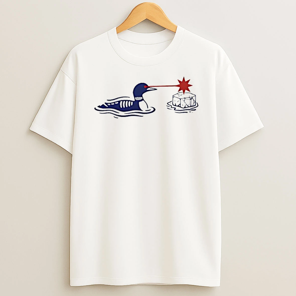 Minnesota Loon Resistance Anti Ice Laser Vision T Shirt
