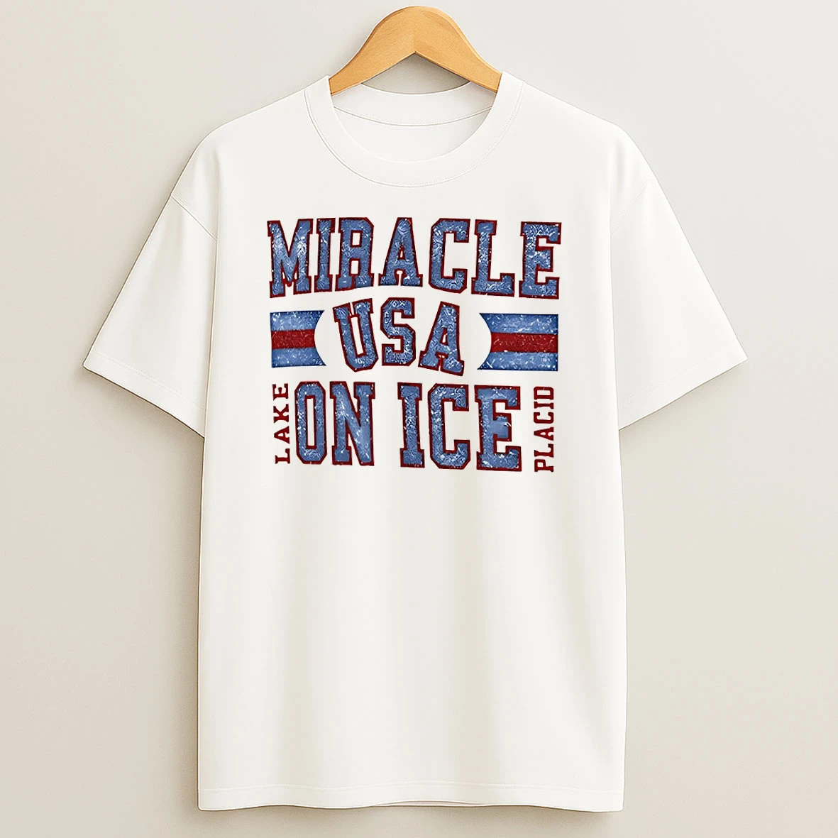 Miracle Usa Hockey On Ice Lake Placid Olympic 2026 T Shirt