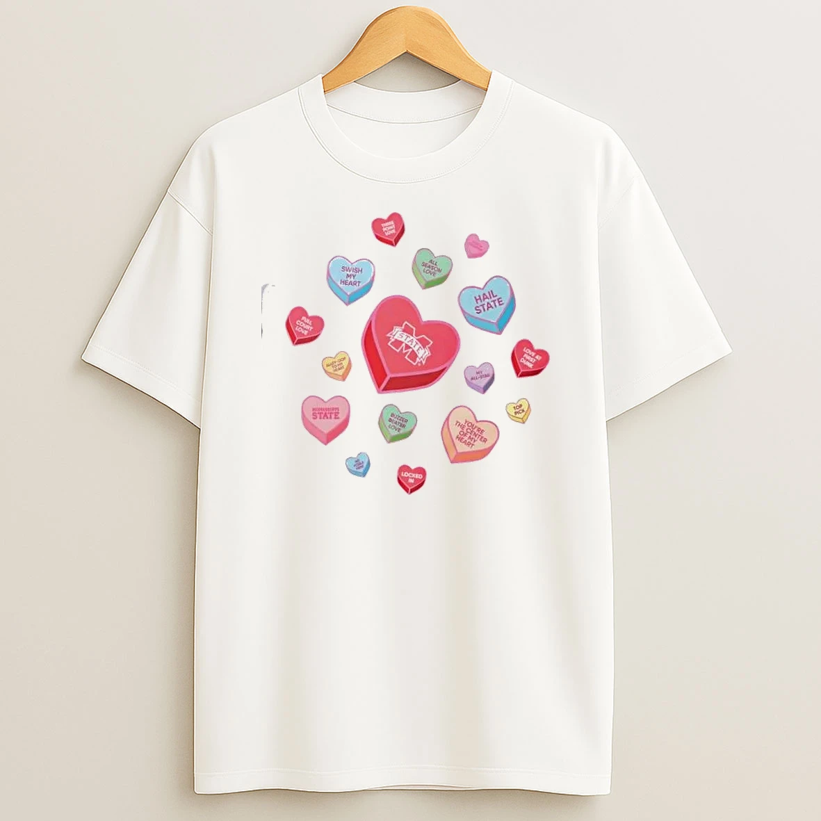 Mississippi State Bulldogs Sweet Talk Valentines Day T Shirt