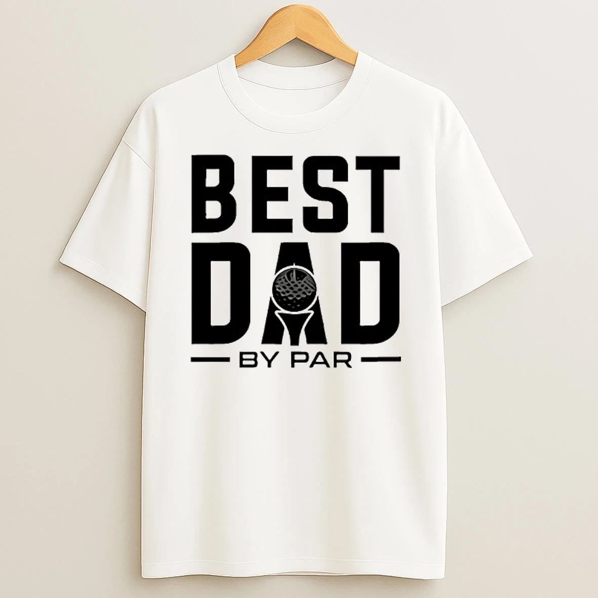 Modern Golf Best Dad By Par T Shirt