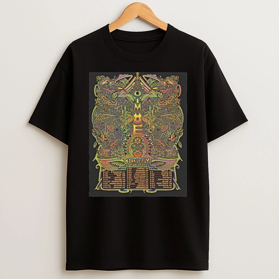 Moe Born To Fly Tour 2026 T Shirt
