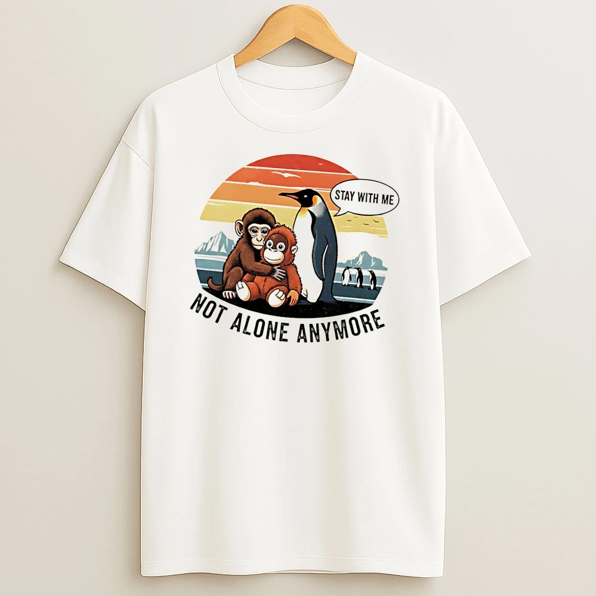 Monkey Punch Stay With Me Not Alone Anymore Vintage T Shirt