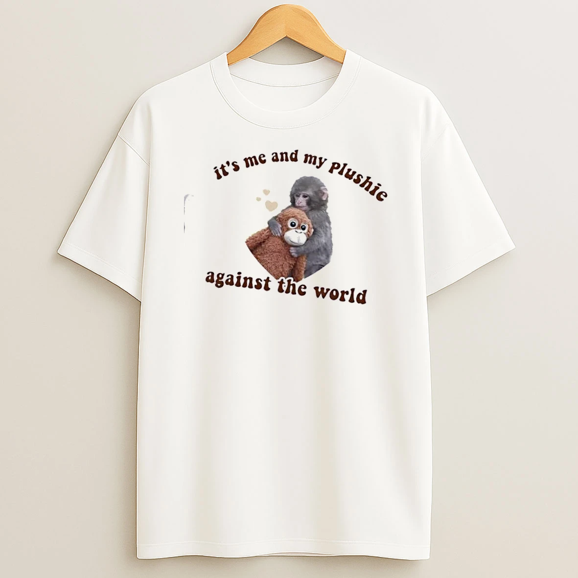 Monkeys Punch The Monkey Plushie T Shirt