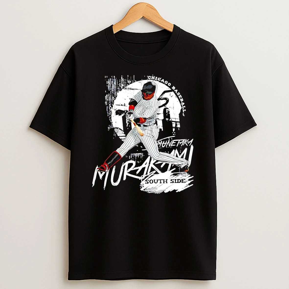Munetaka Murakami Chicago White Sox Skyline Graphic T Shirt