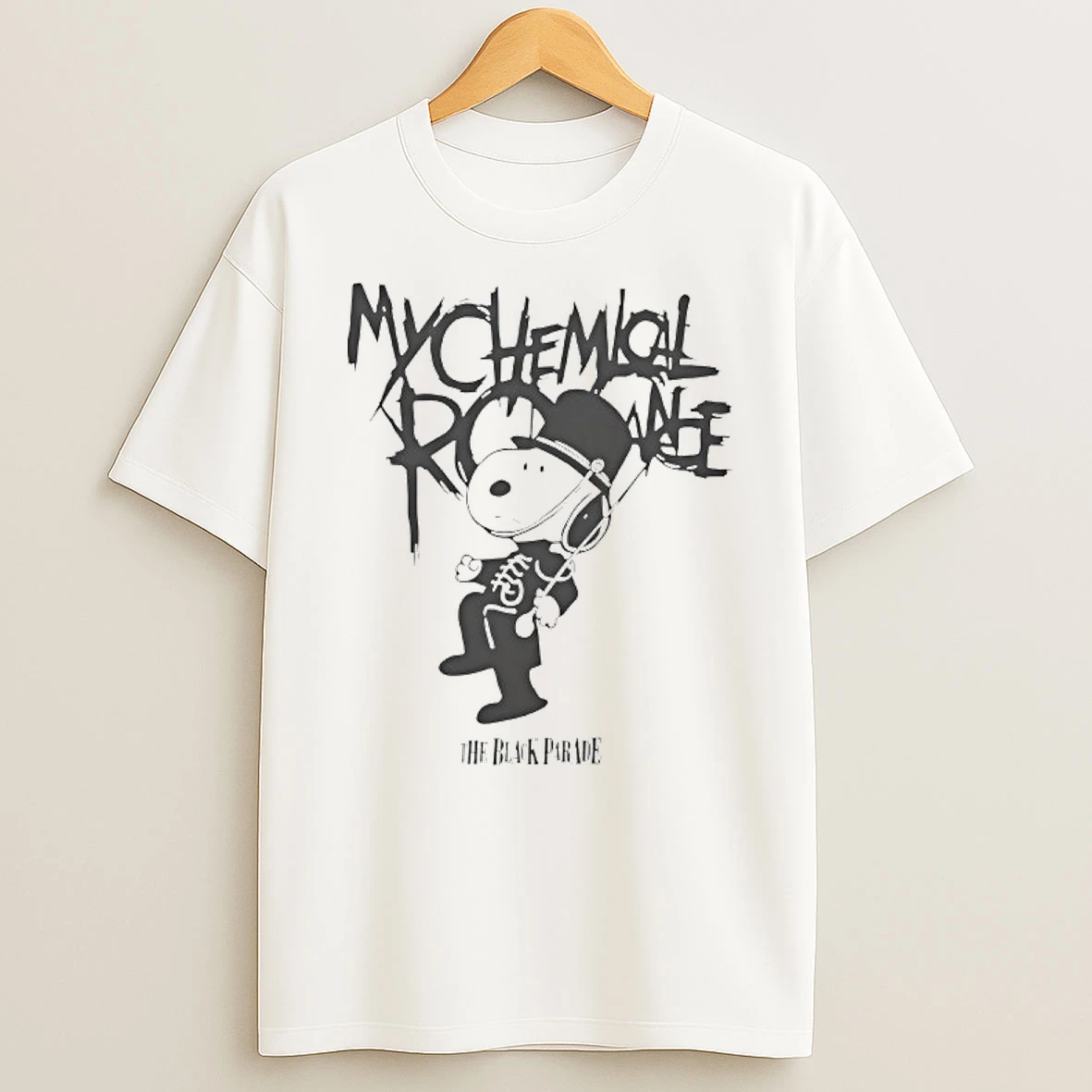 My Chemical Romance Snoopy Black Parade T Shirt