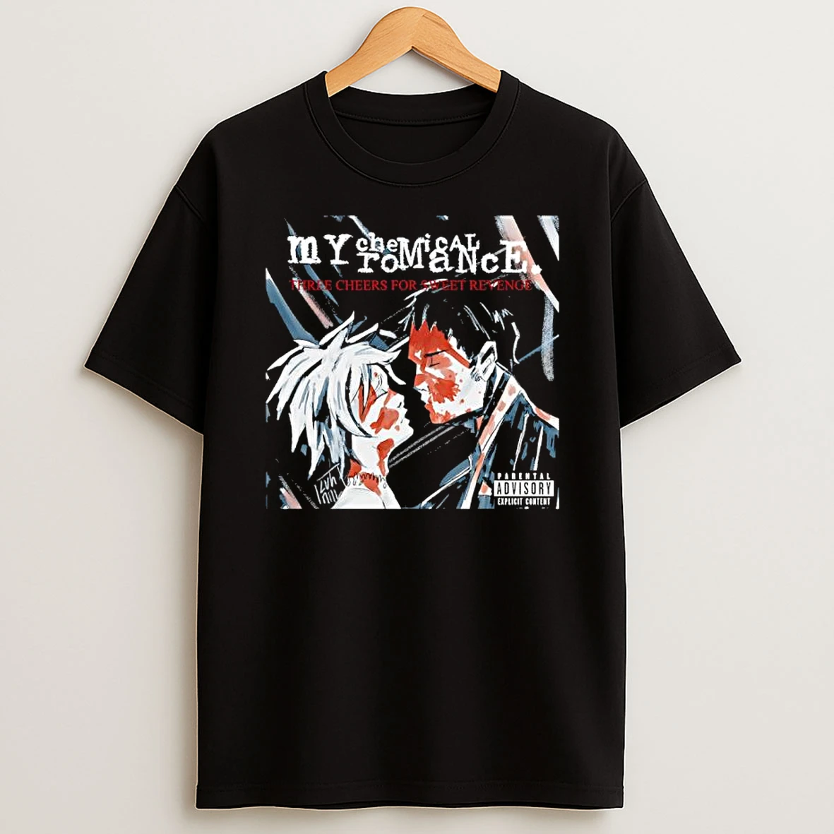 My Chemical Romances Second Studio Album Three Cheers For Sweet Revenge Graphic T Shirt