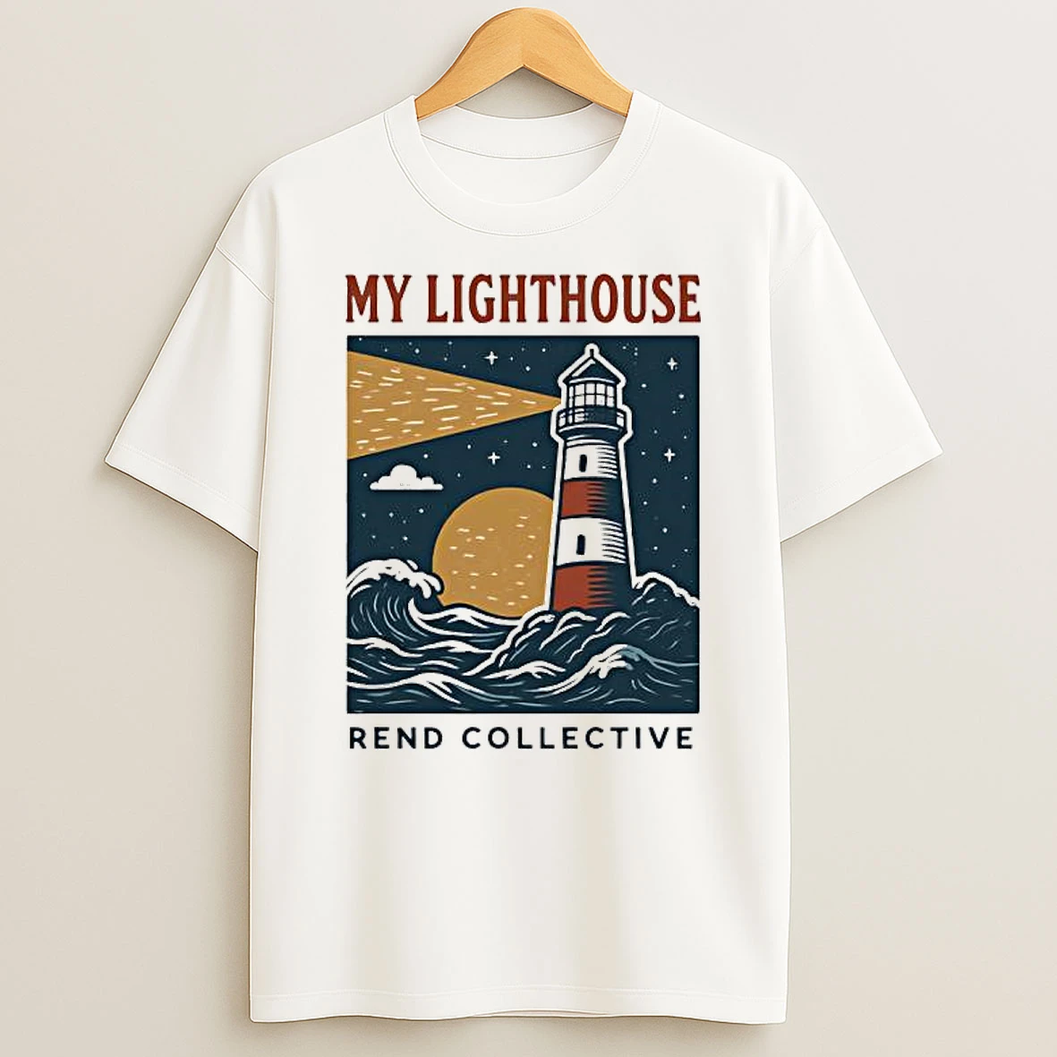 My Lighthouse Rend Collective Retro T Shirt