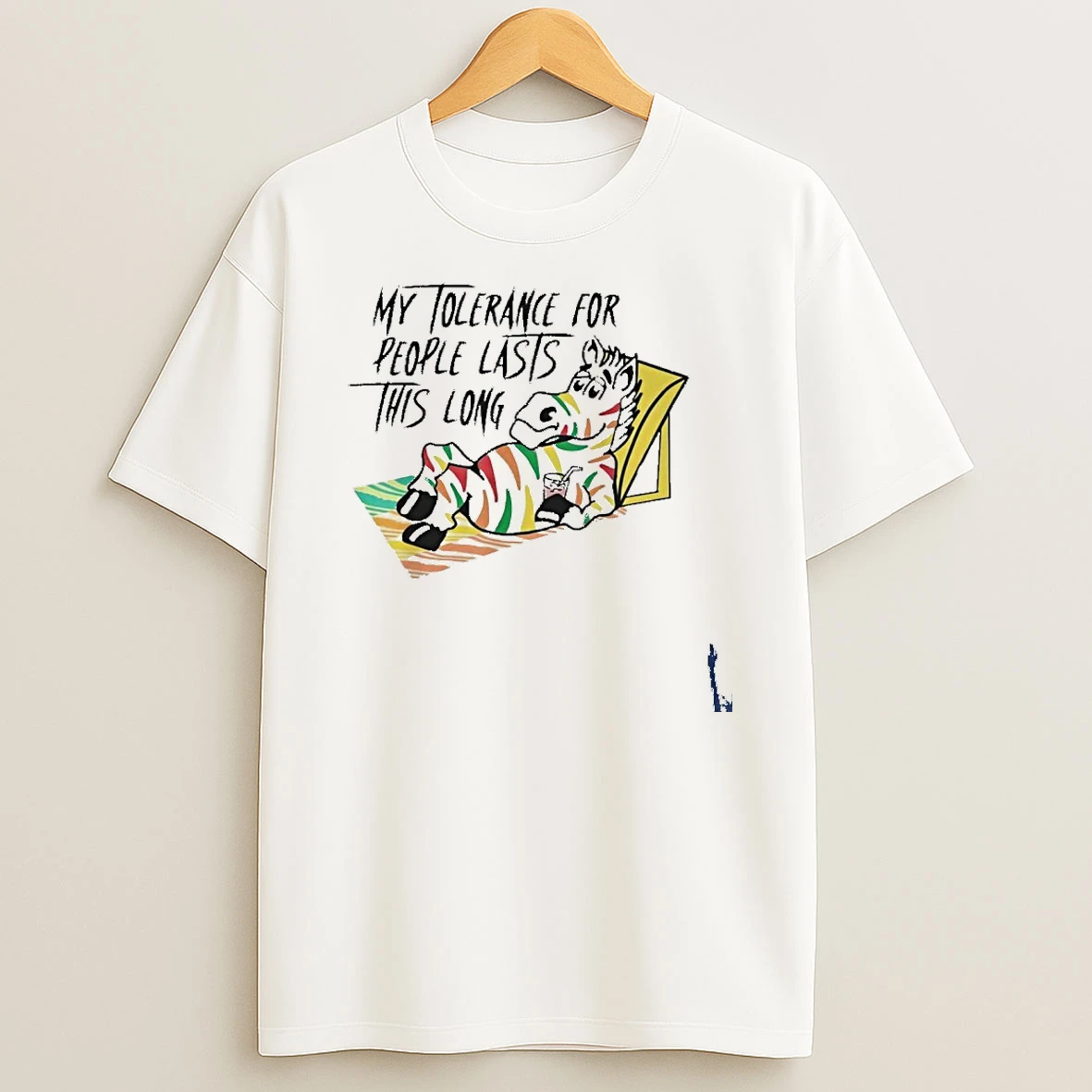 My Tolerance For People Lasts This Long T Shirt