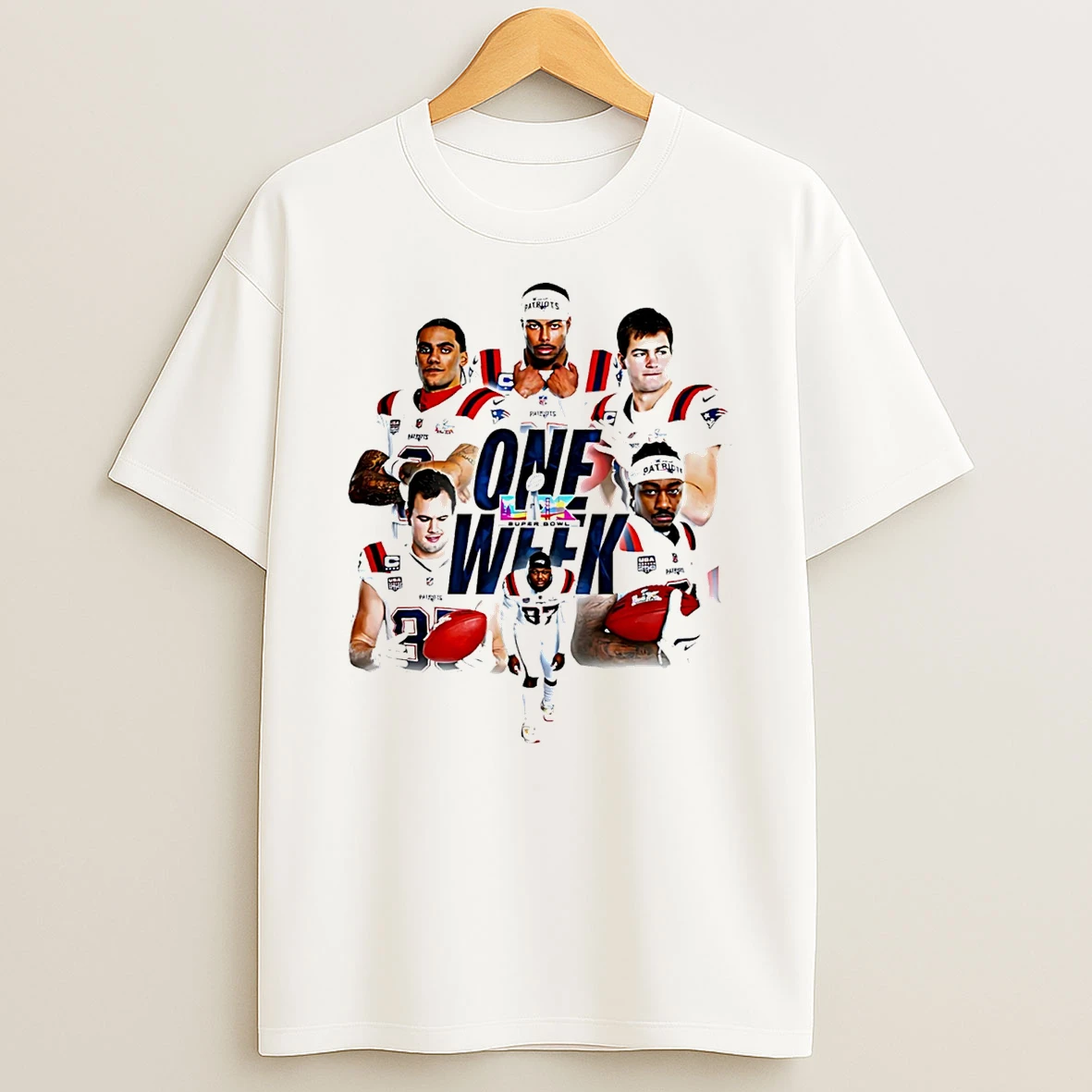 Ne Patriots One Week Super Bowl Lx T Shirt