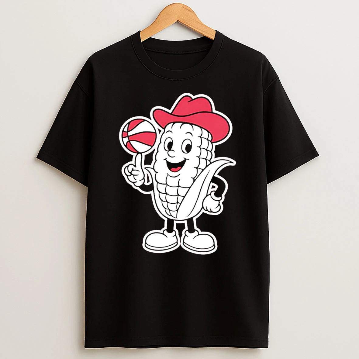 Nebraska Cornhuskers Corny Hoops T Shirt