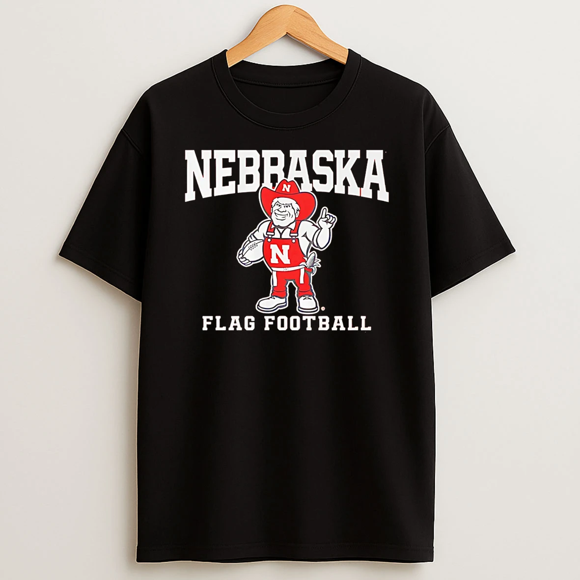 Nebraska Cornhuskers Flag Football T Shirt