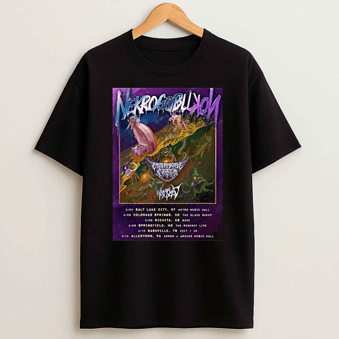 Nekrogoblikon March Shows 2026 T Shirt