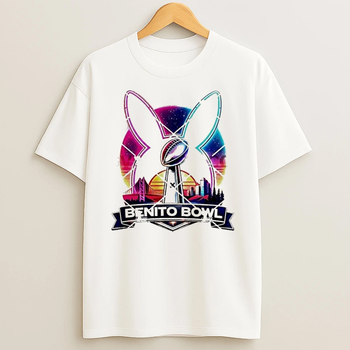 Neon City Sunset Benito Bowl T Shirt