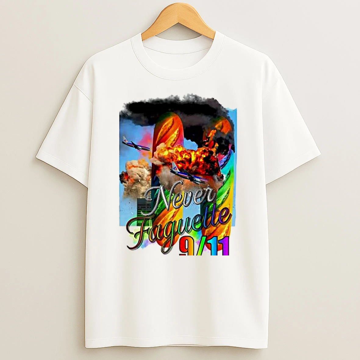 Never Faguette 9 11 Artistic Depiction Of The September 11 2001 T Shirt