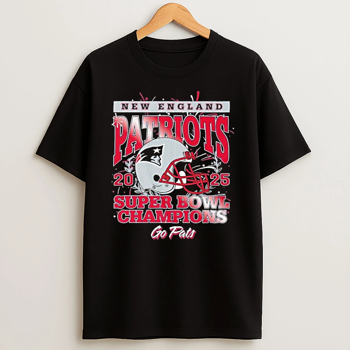 New England Patriots 2026 Super Bowl Lx Champions Go Pats T Shirt