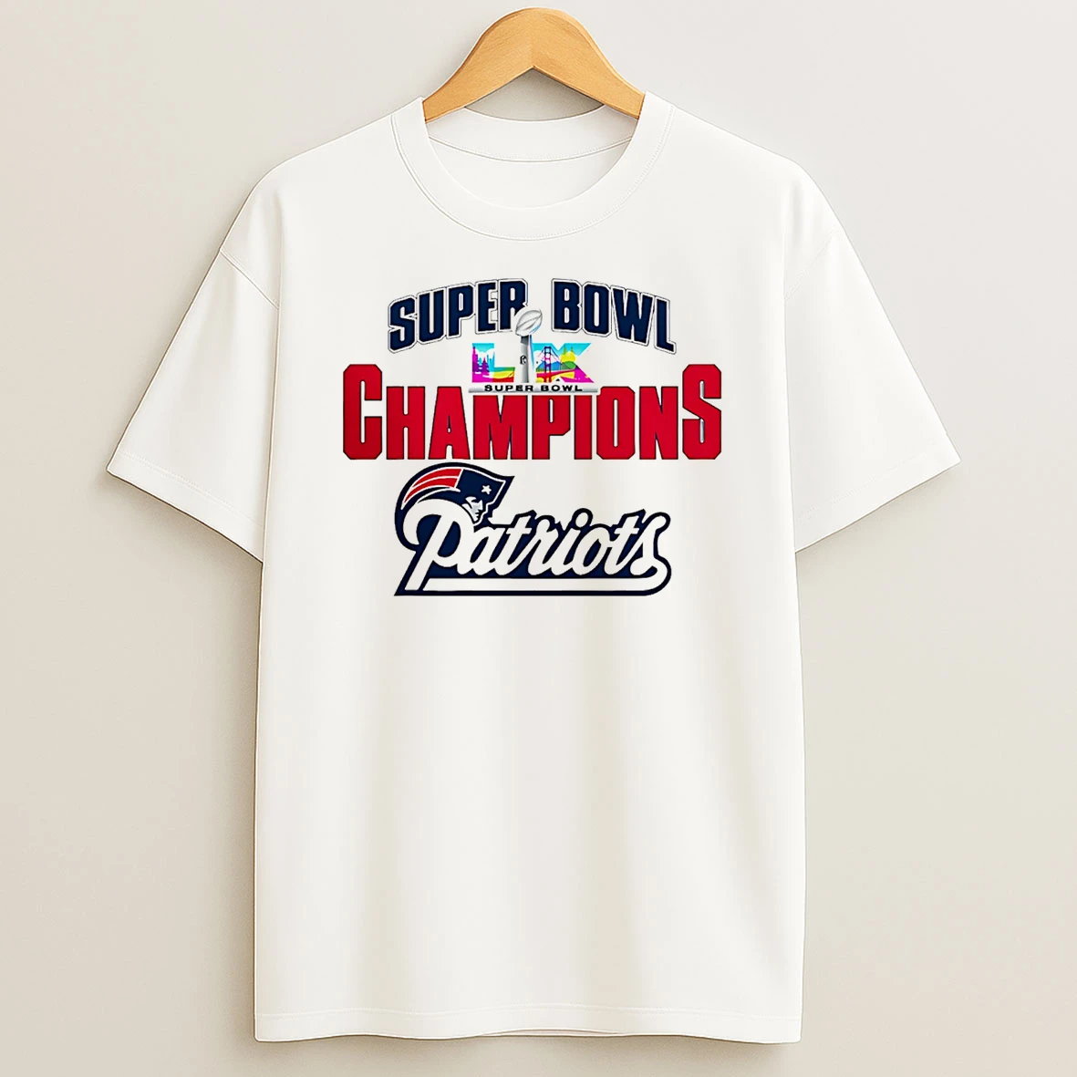 New England Patriots 25 26 Super Bowl Lx Champions T Shirt