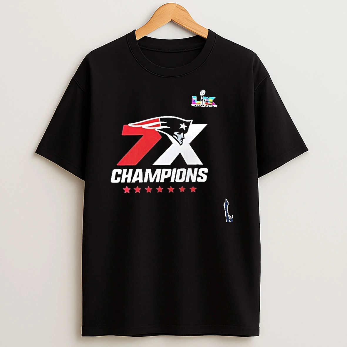 New England Patriots 7x Super Bowl Champions T Shirt