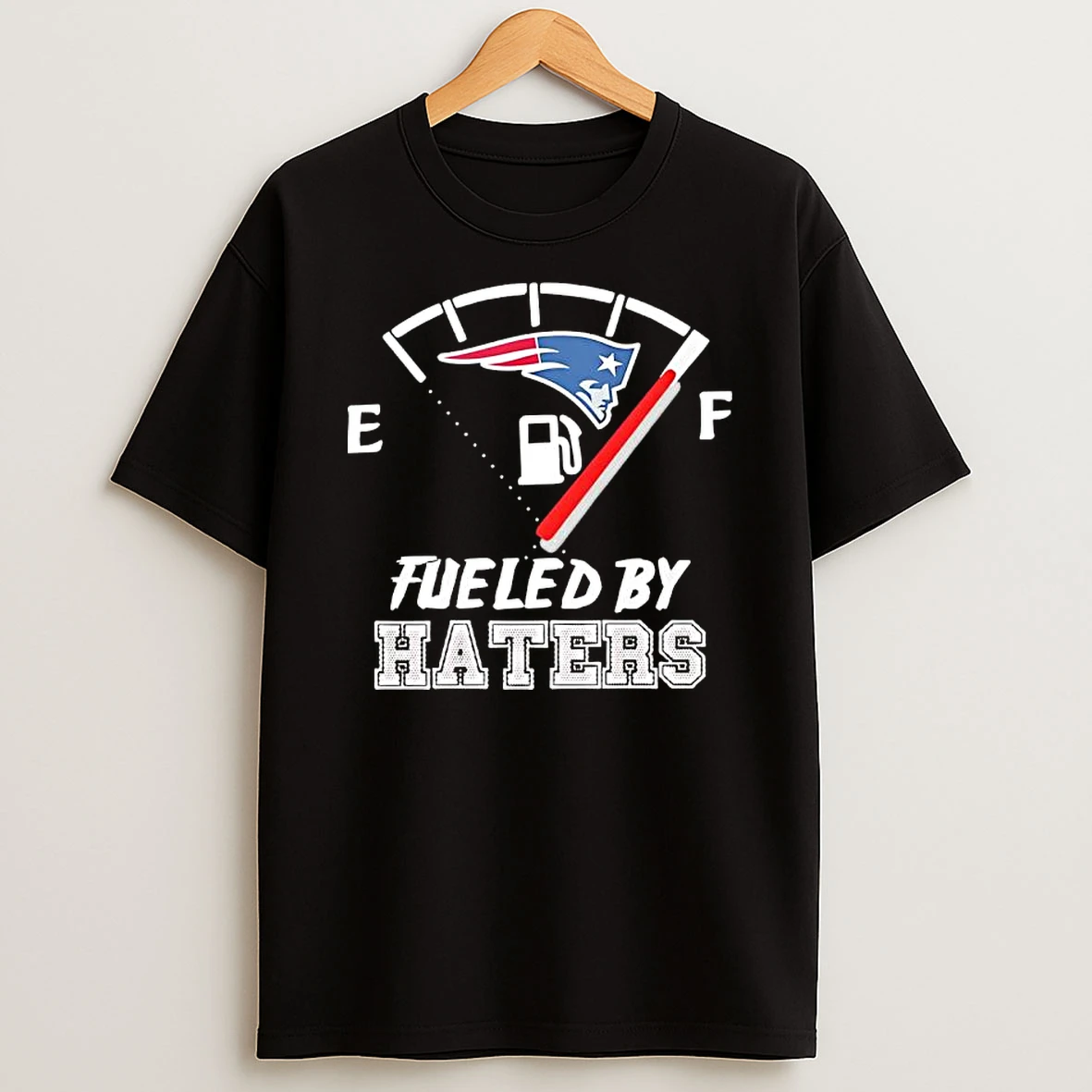 New England Patriots Fueled By Haters Graphic T Shirt