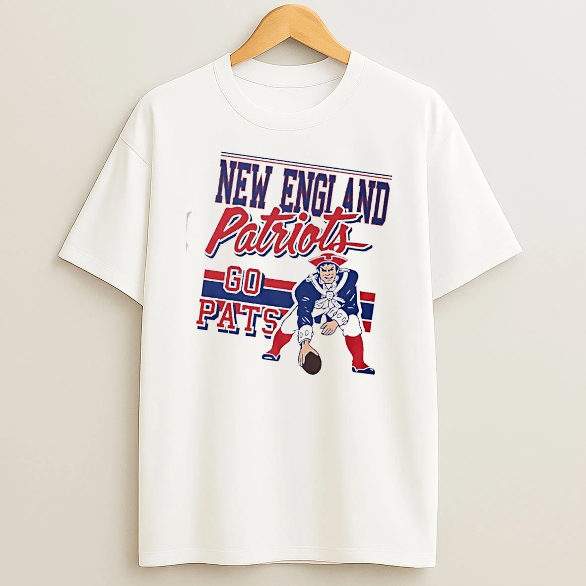 New England Patriots Go Pats Spirit Script T Shirt