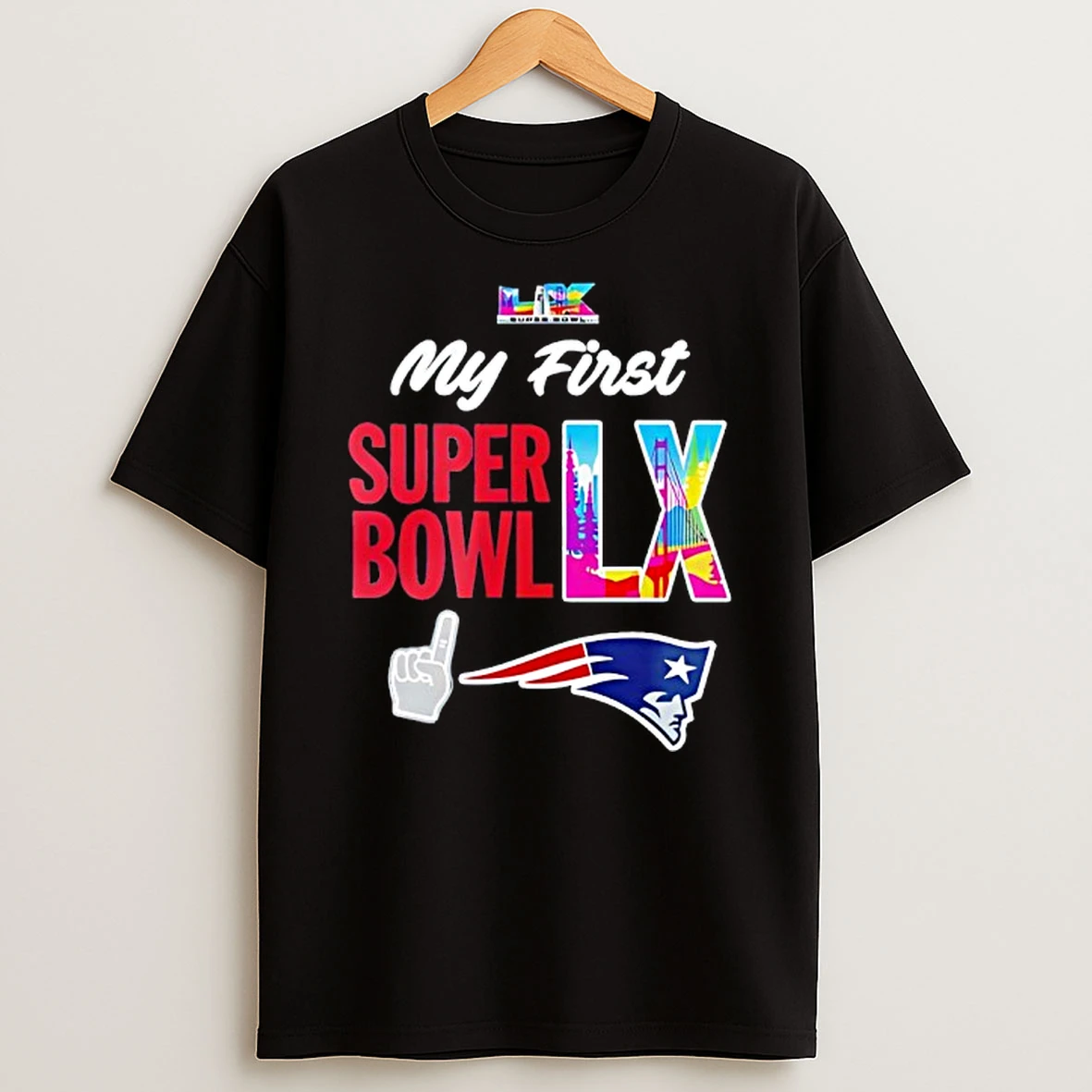 New England Patriots My First Super Bowl Lix T Shirt