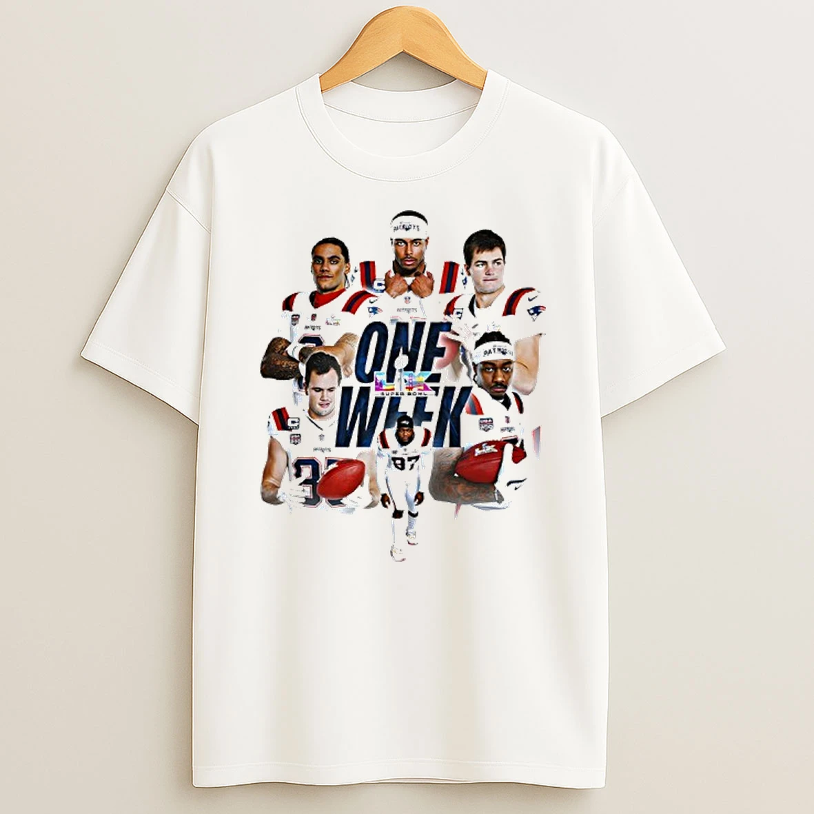 New England Patriots One Week Super Bowl Lx T Shirt
