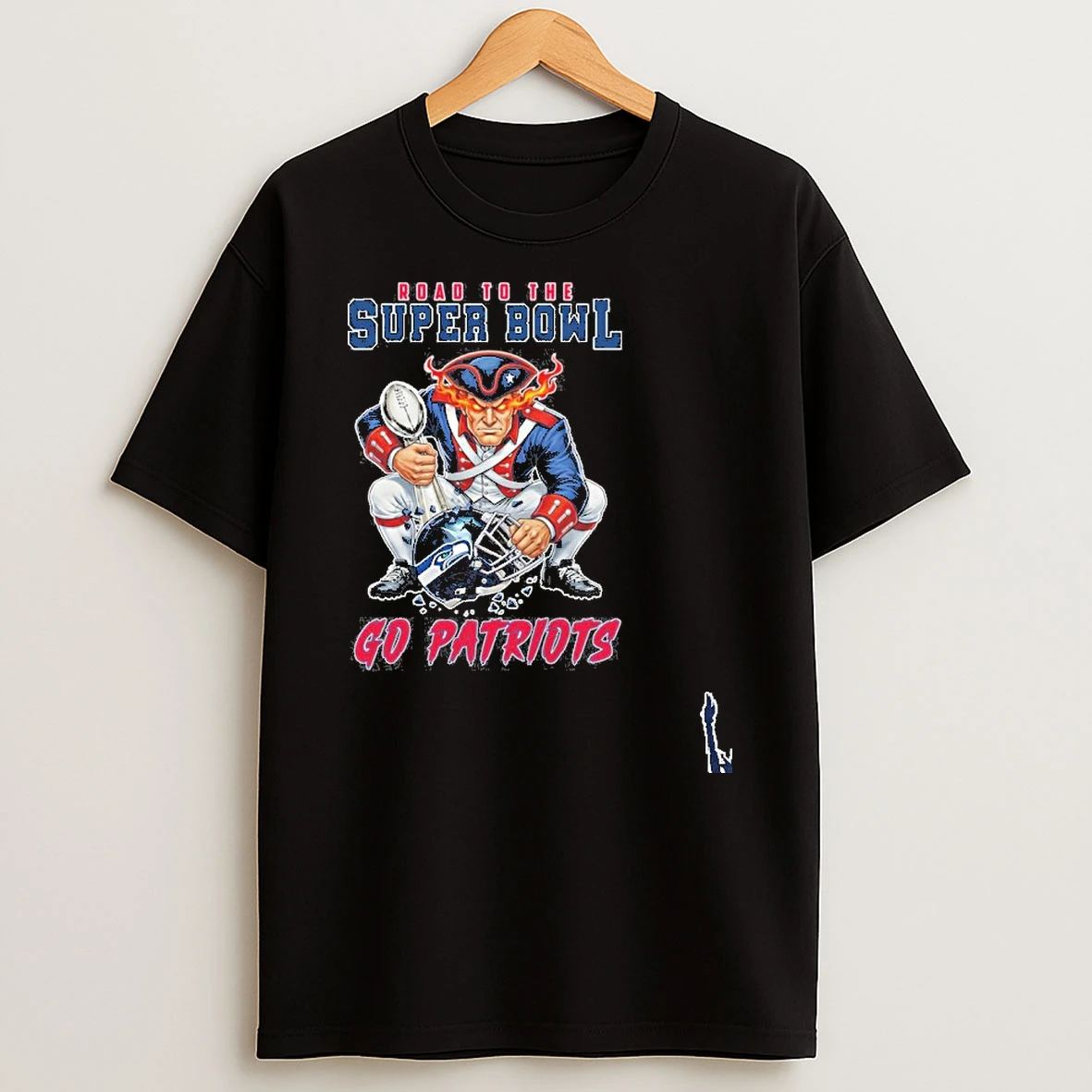 New England Patriots Road To The Super Bowl Lx Go Patriots T Shirt