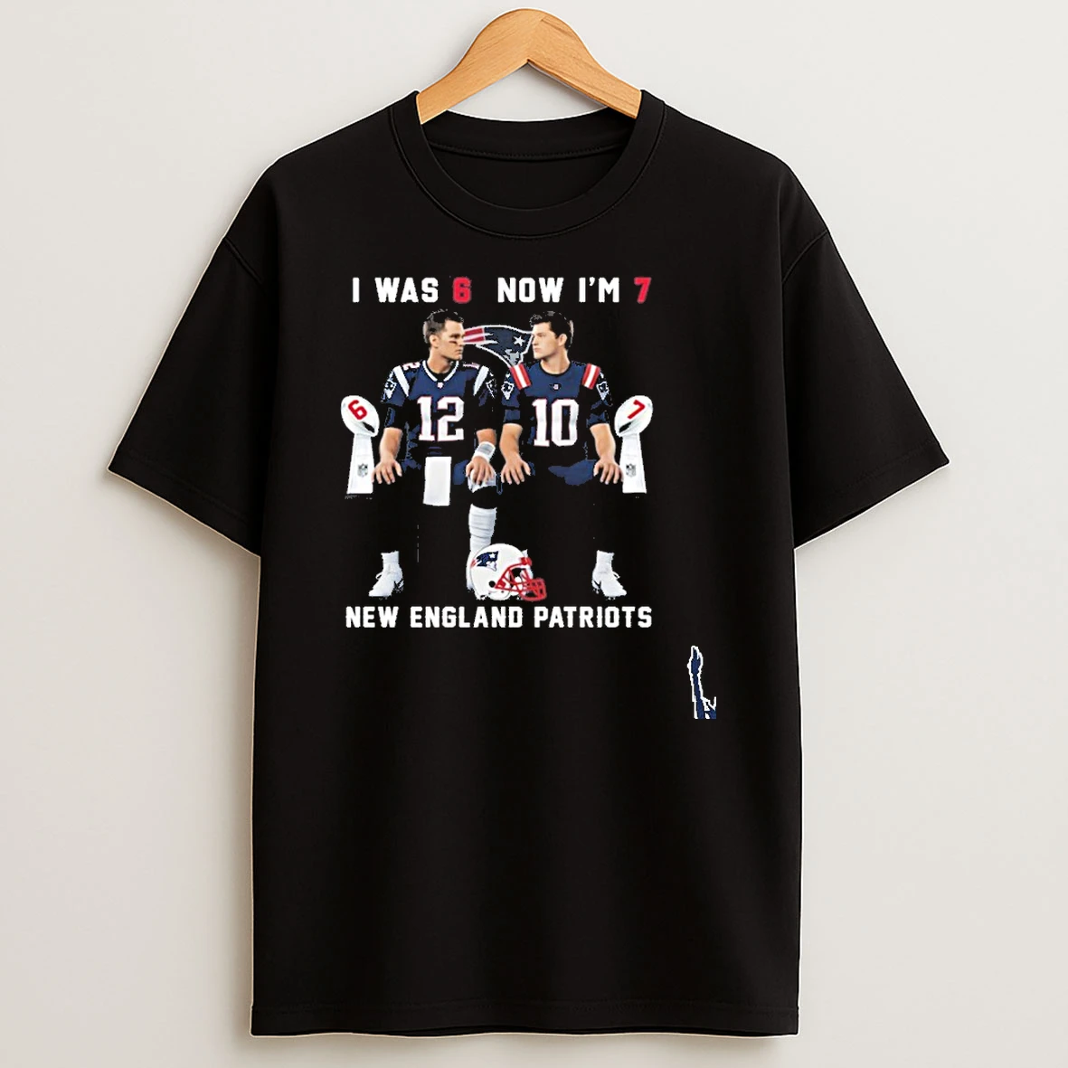 New England Patriots Six Seven Tom Brady And Drake Maye T Shirt