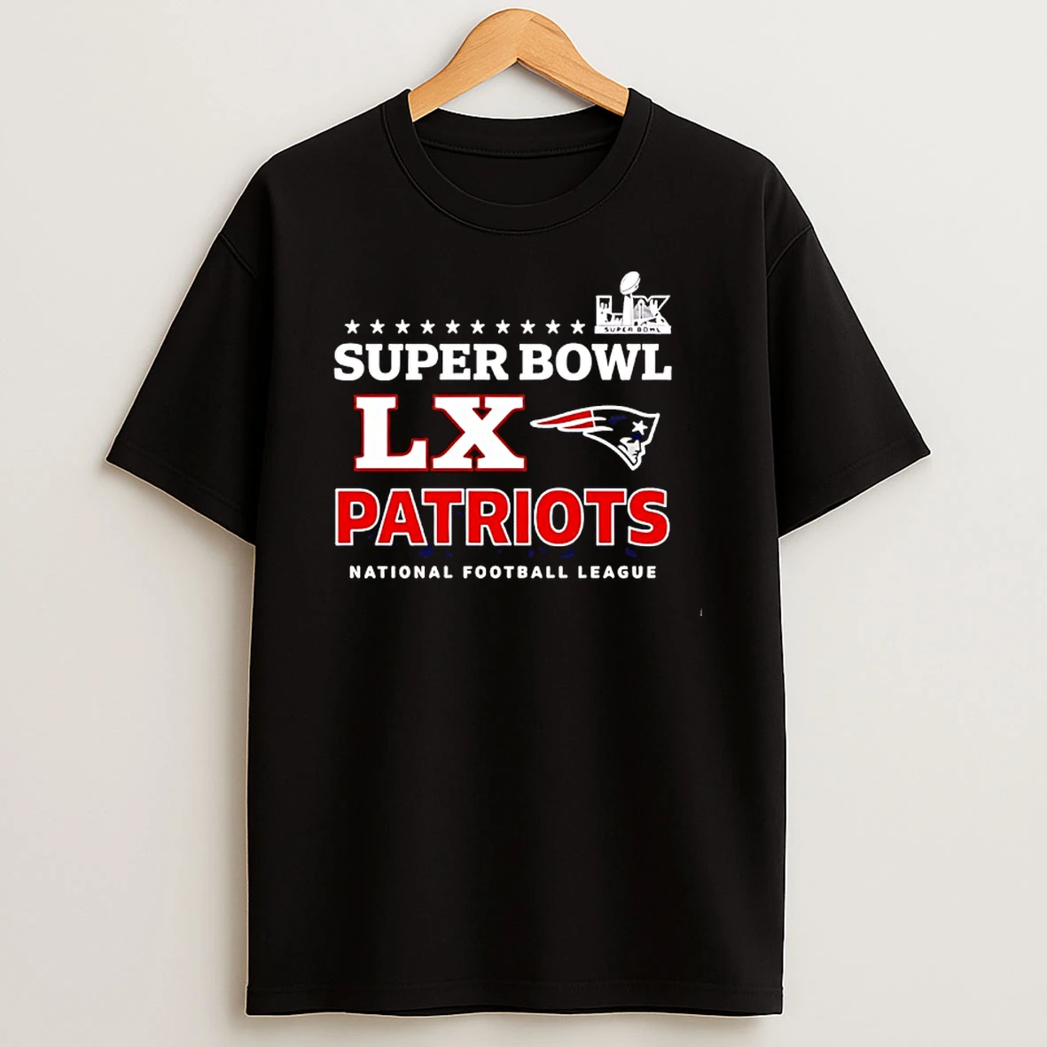 New England Patriots Super Bowl Lx National Football League T Shirt