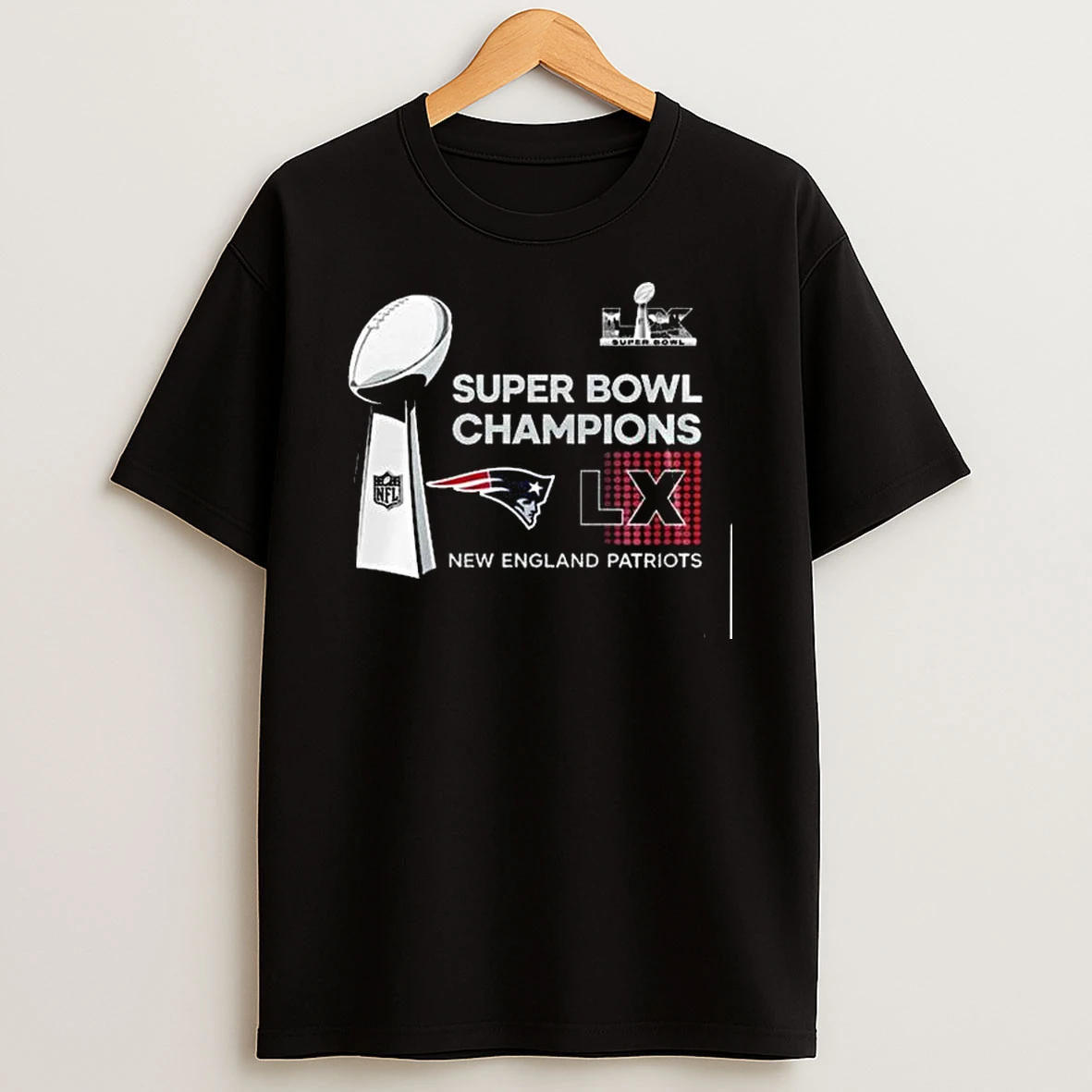 New England Patriots Super Bowl Lx Champions 2025 Santa Clara T Shirt