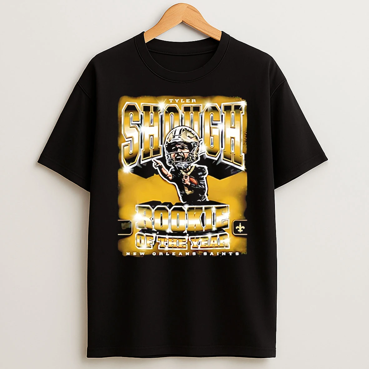 New Orleans Saints Tyler Shough Rookie Of The Year 2026 T Shirt