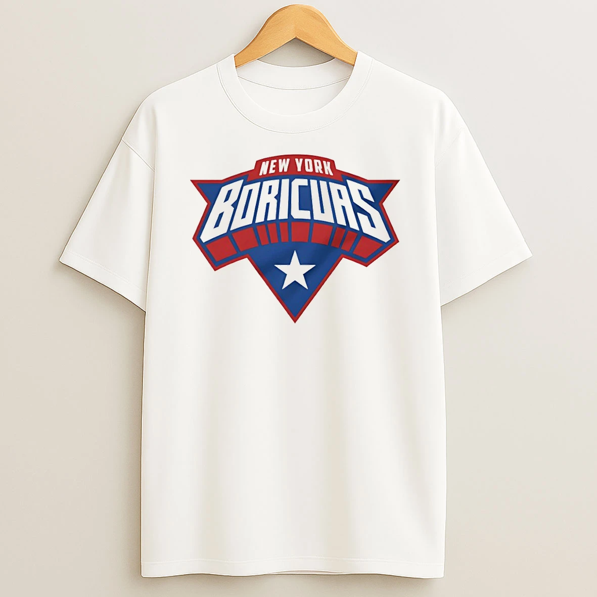 New York Boricurs New York Knicks Football Parody Logo T Shirt