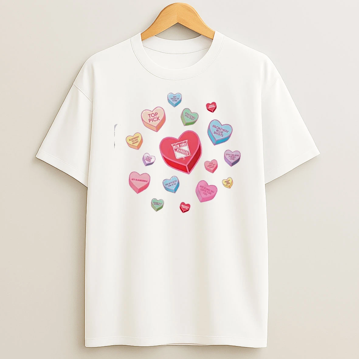 New York Rangers Sweet Talk Valentines Day T Shirt