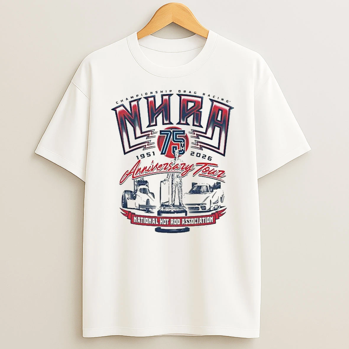 Nhra 75th Anniversary Schedule 1951 2026 T Shirt