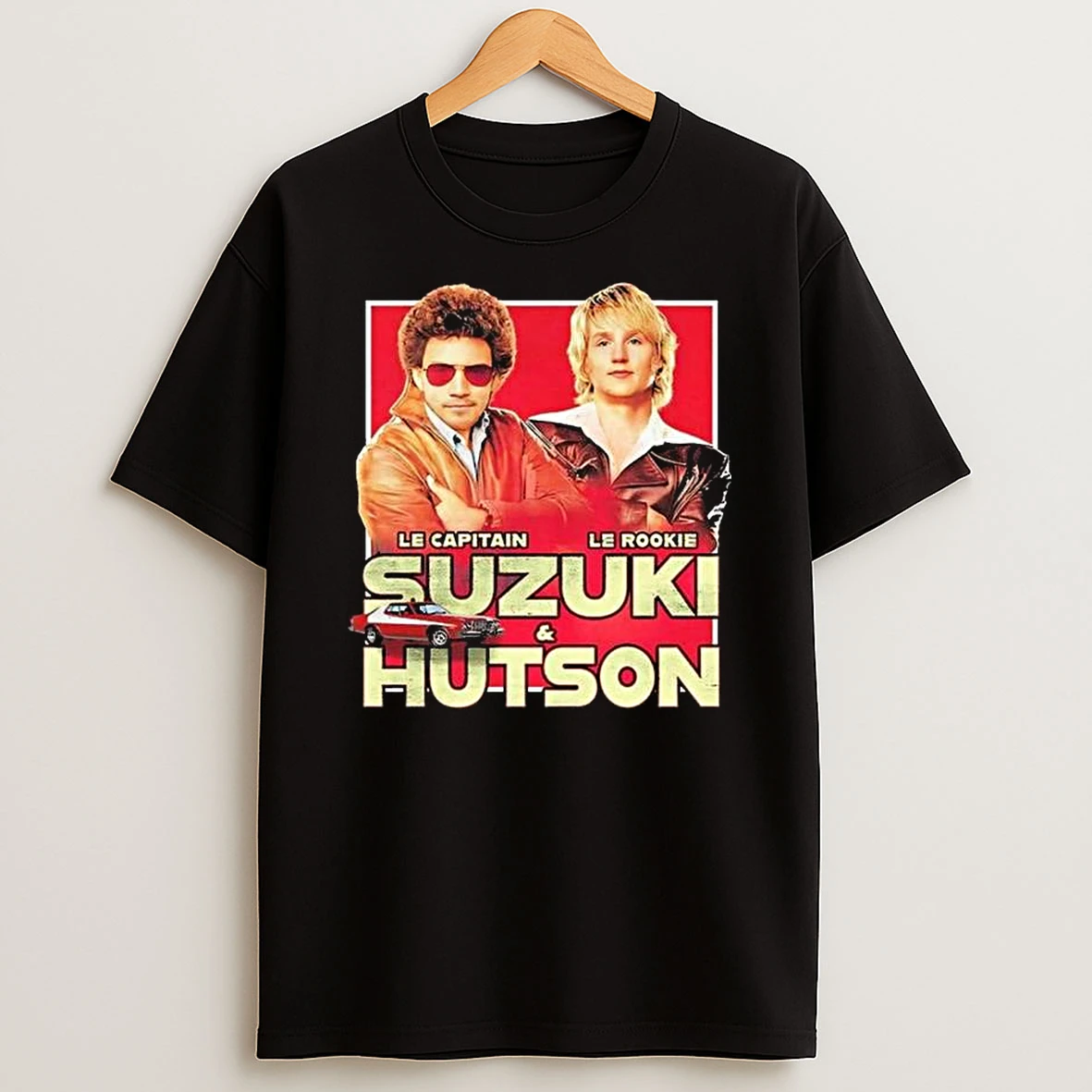 Nick Suzuki And Lane Hutson X Starsky And Hutch Remix Retro T Shirt