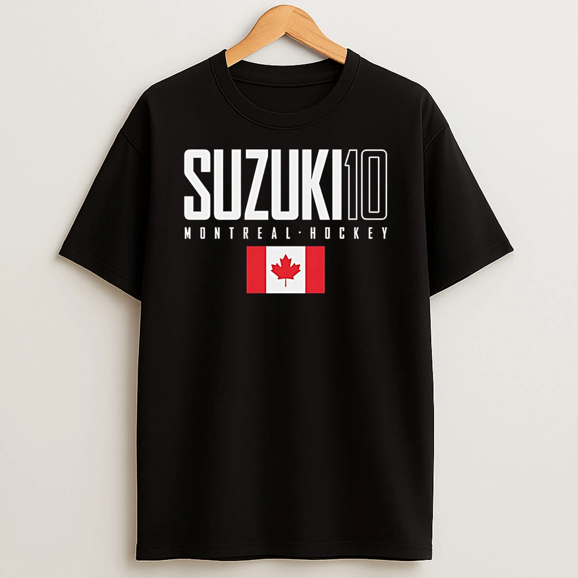 Nick Suzuki Montreal Canada Elite Number And Name T Shirt