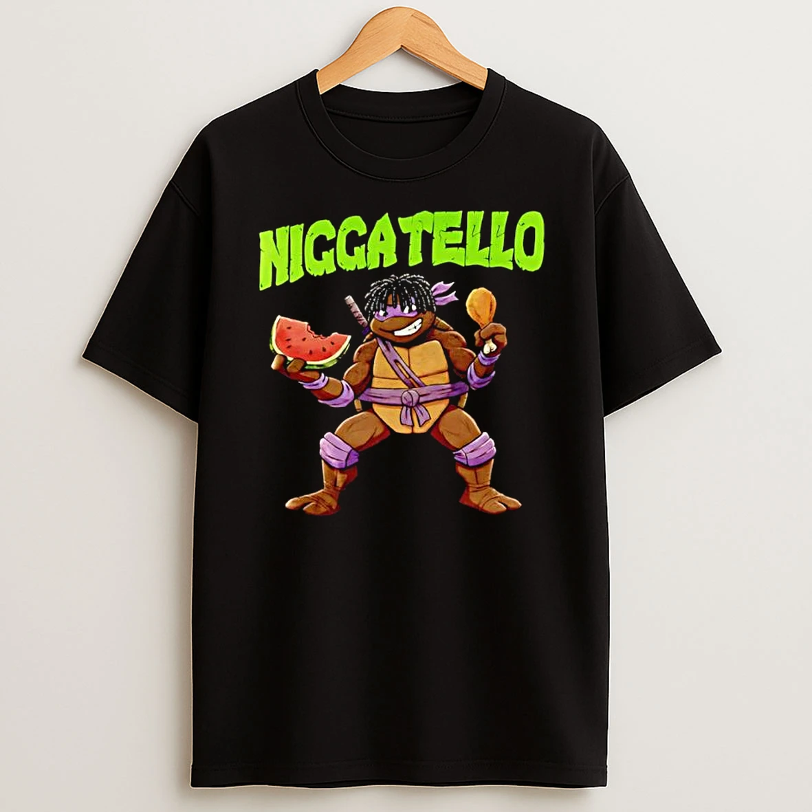 Niggatello Donatello X Teenage Mutant Ninja Turtles T Shirt