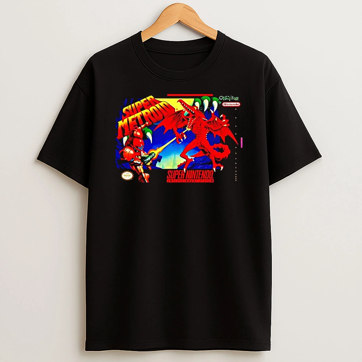 Nintendo Super Metroid Graphic T Shirt