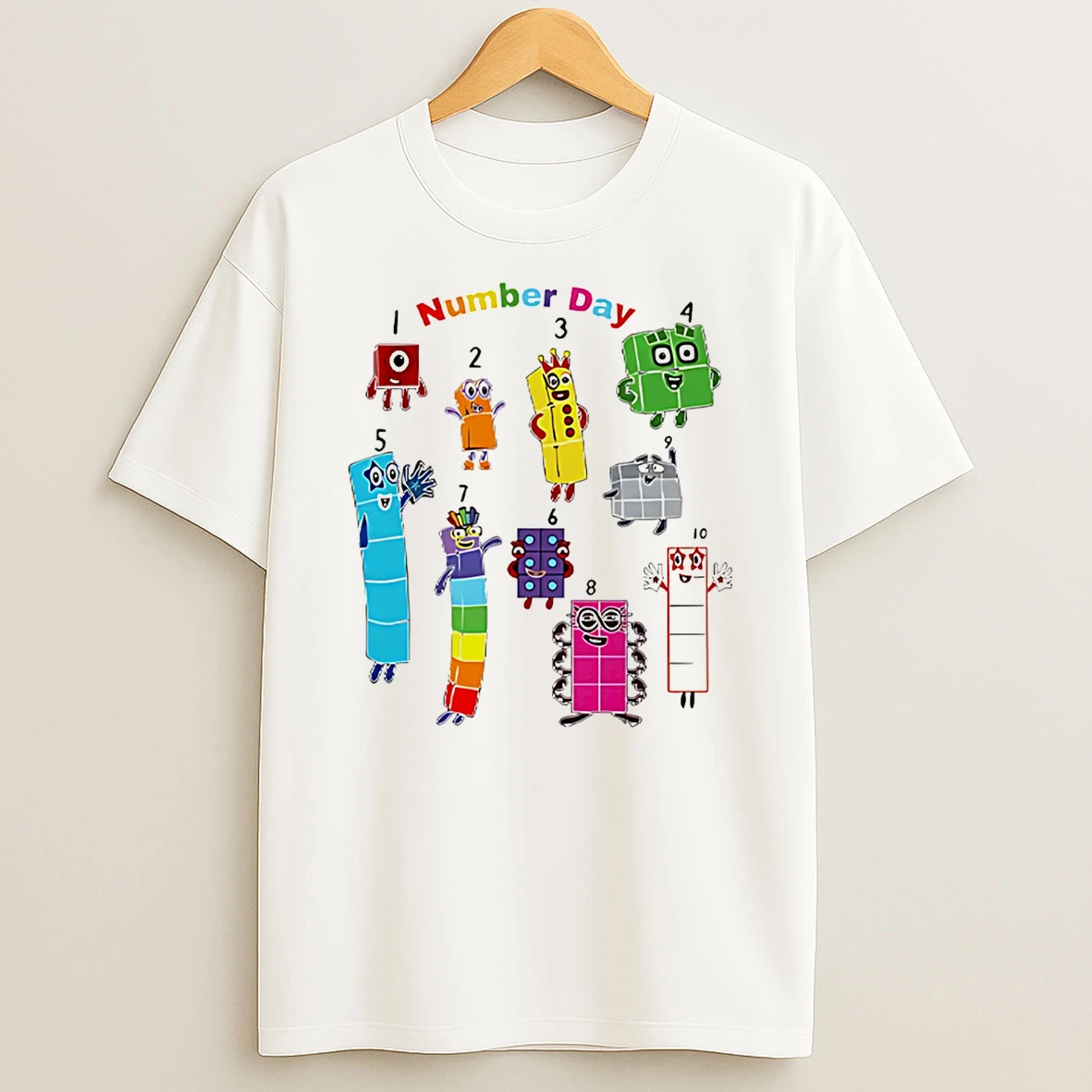 Numberblocks Number Day Paint T Shirt