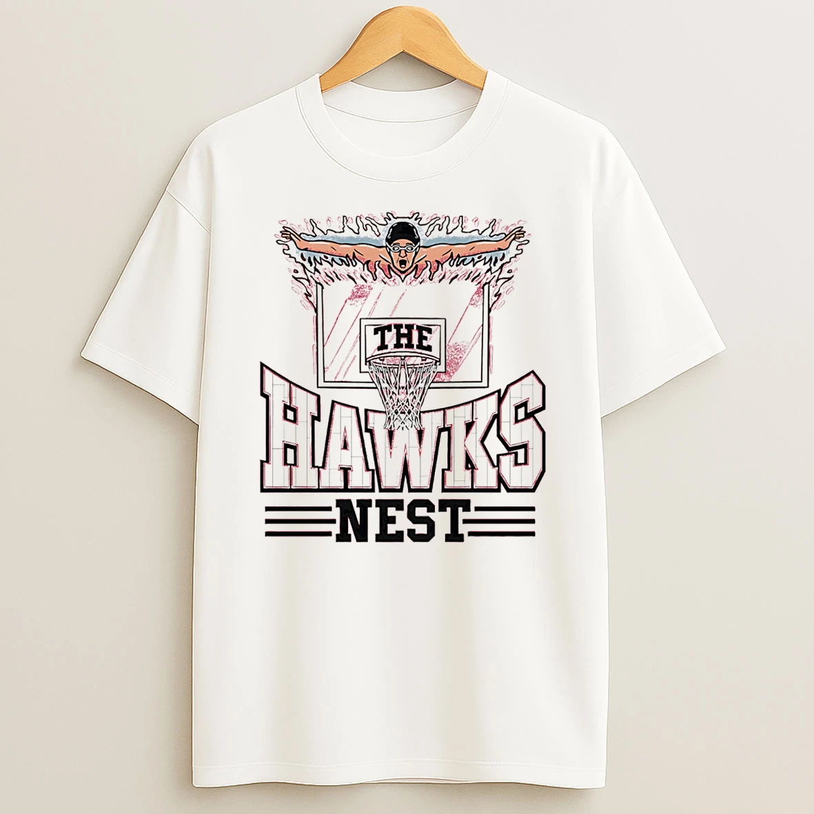 Oh The Hawks Nest Swimming X Basketball T Shirt