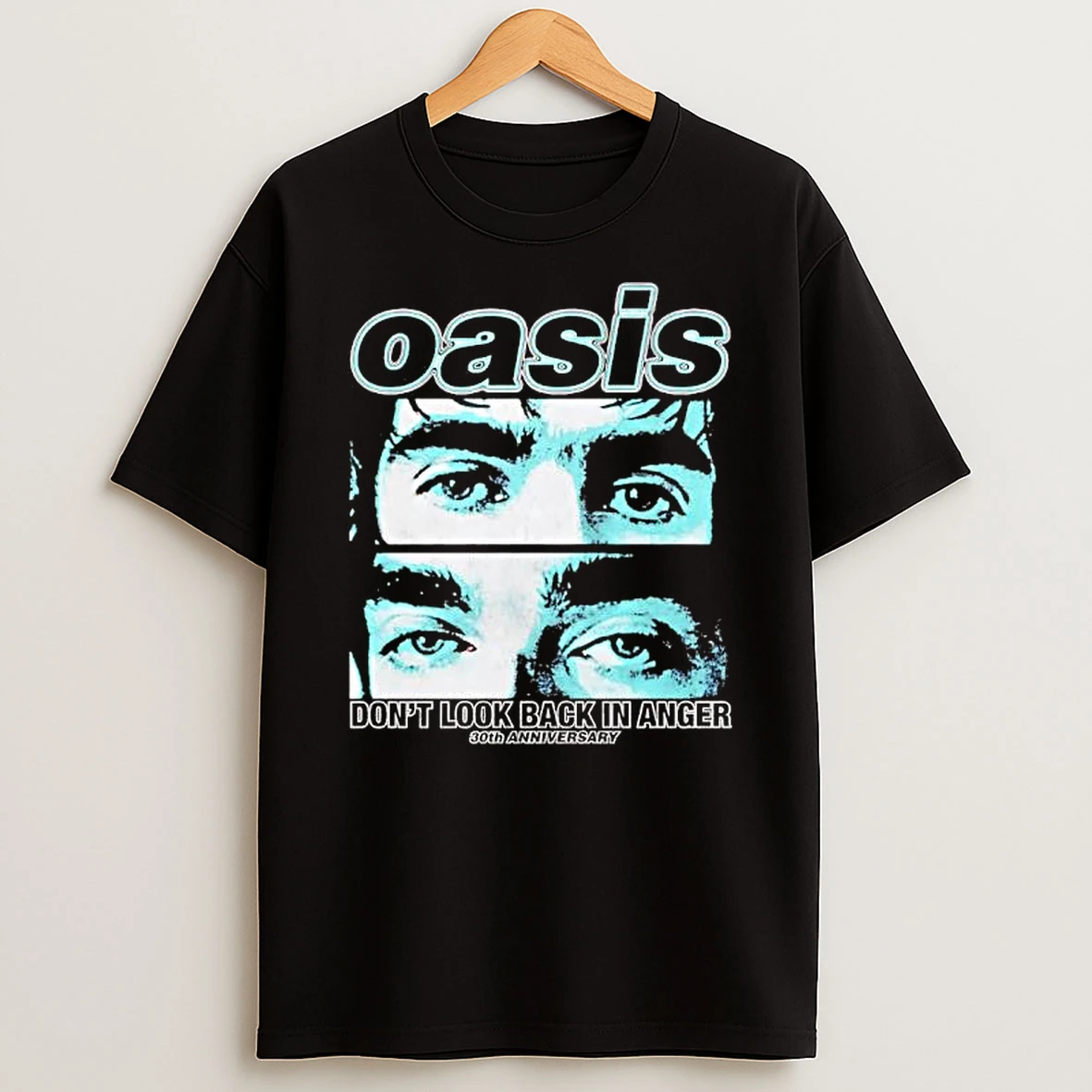 Oasis Song Dont Look Back In Anger 30th Anniversary Event T Shirt