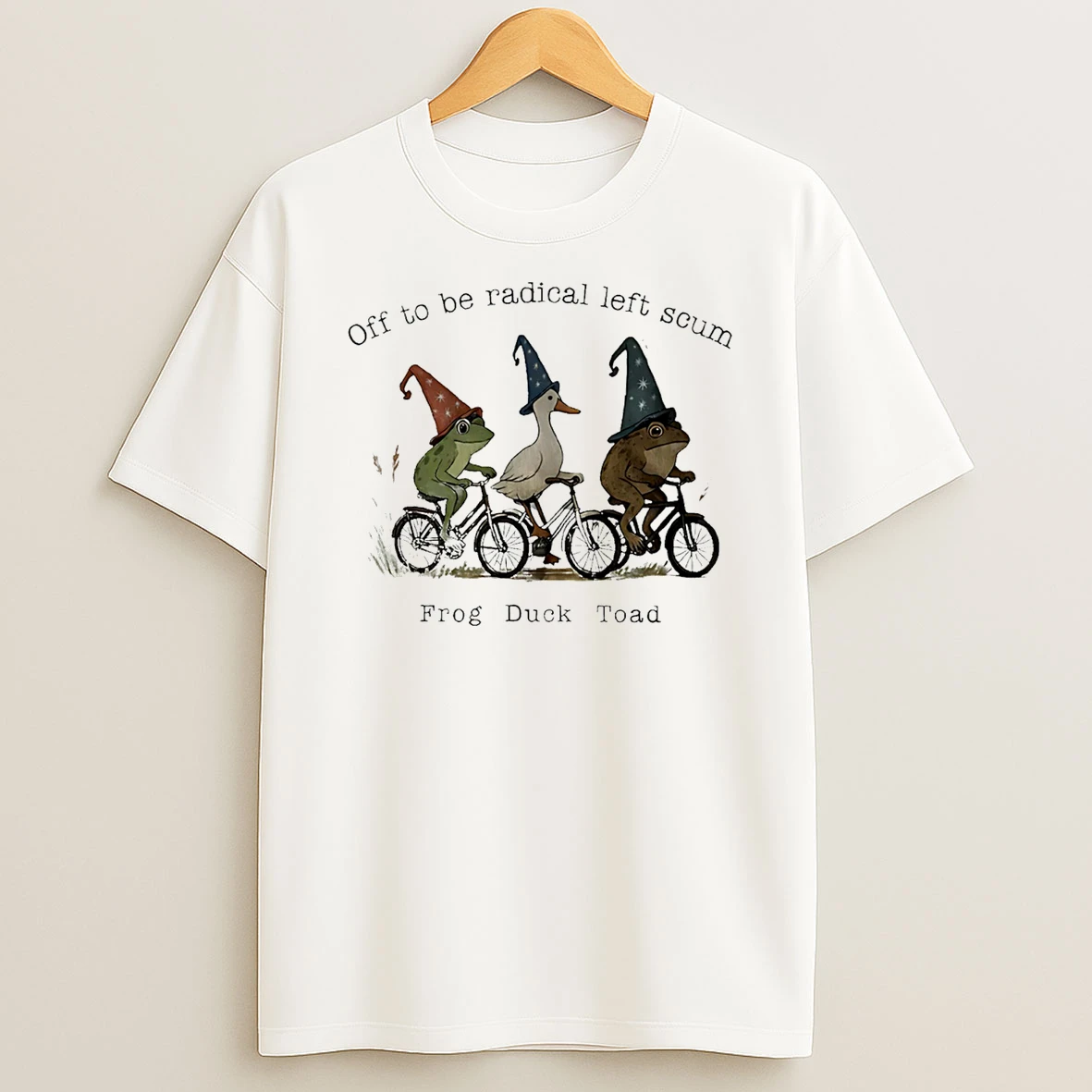 Off To Be Radical Left Scum Frog Duck Toad Protest Fuck Ice Fdt T Shirt