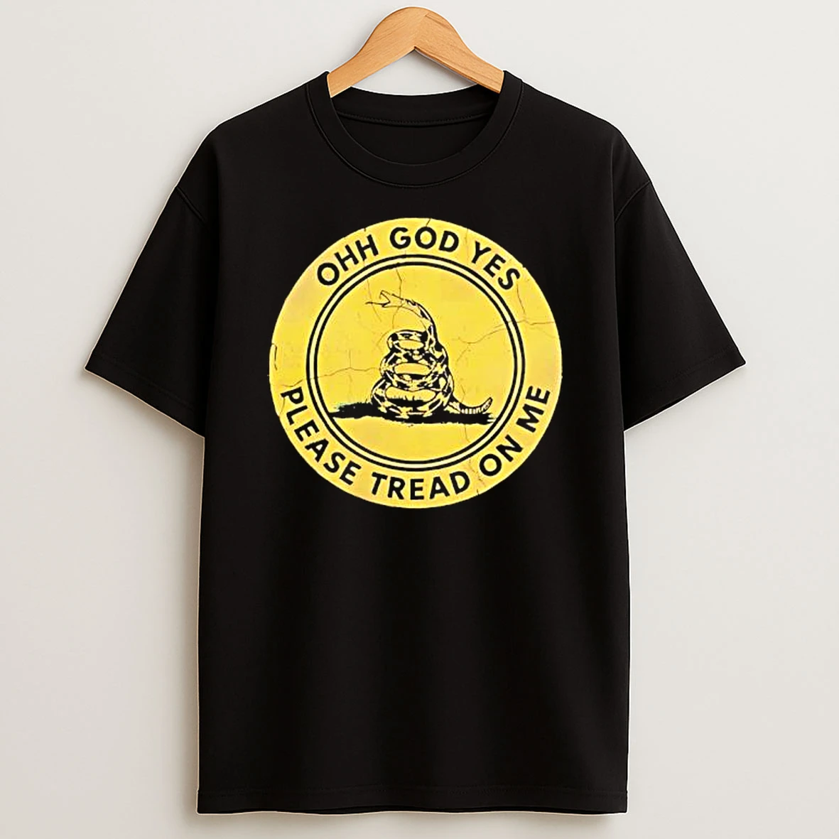 Oh God Yes Please Tread On Me Snake T Shirt