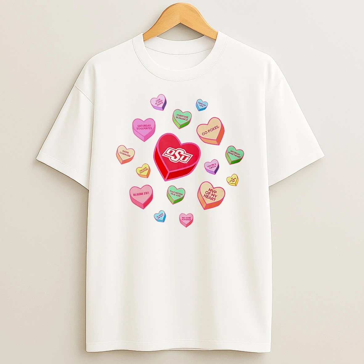 Oklahoma State Cowboys Sweet Talk Valentine Day T Shirt