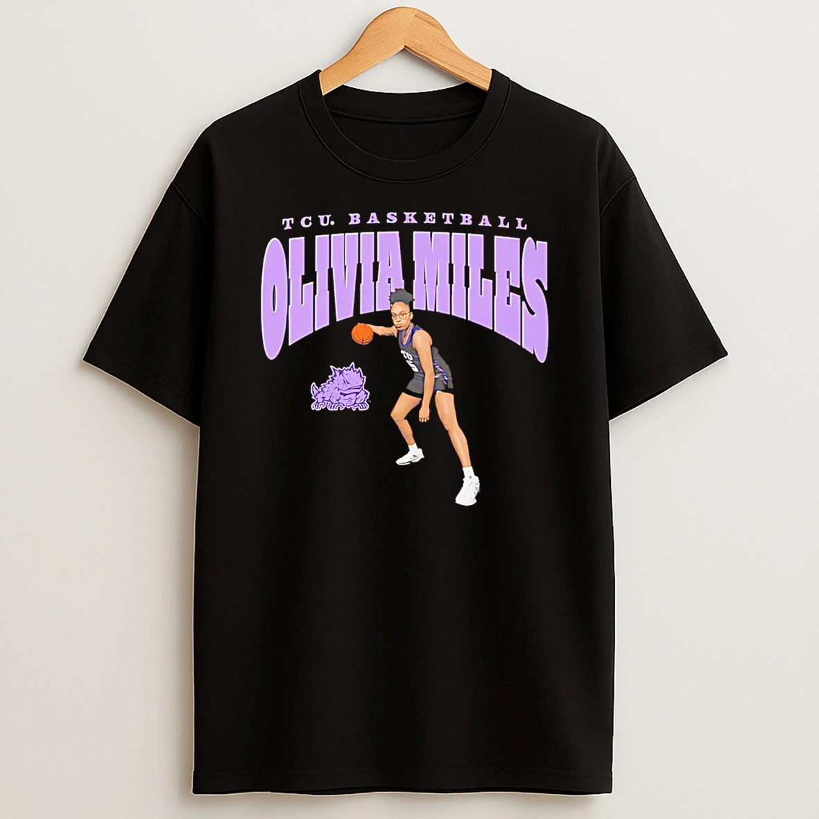 Olivia Miles Tcu Horned Frogs Graphic T Shirt