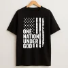 One Nation Under God Usa Flag 2026 T Shirt