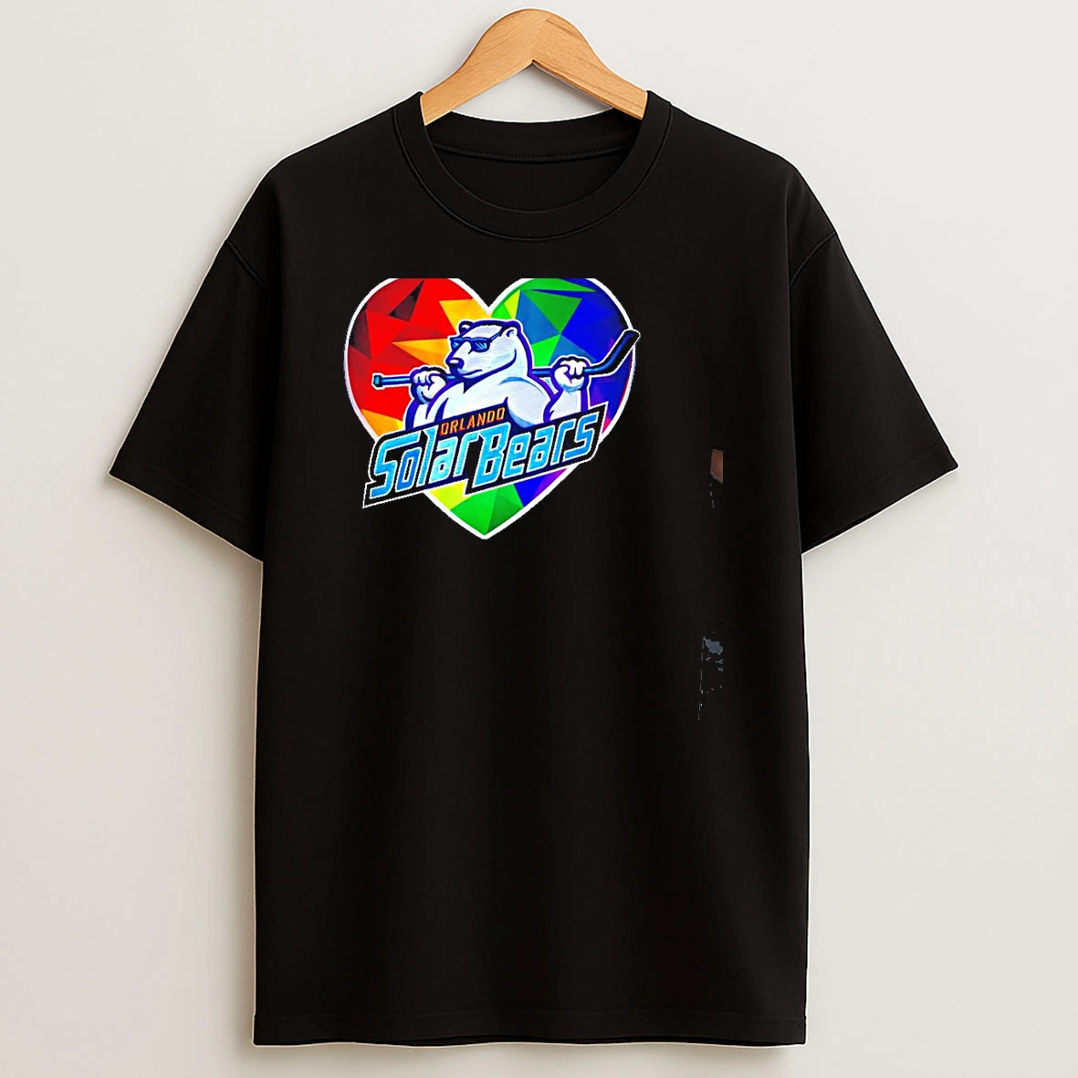 Orlando Solar Bears Lgbt Pride Logo T Shirt