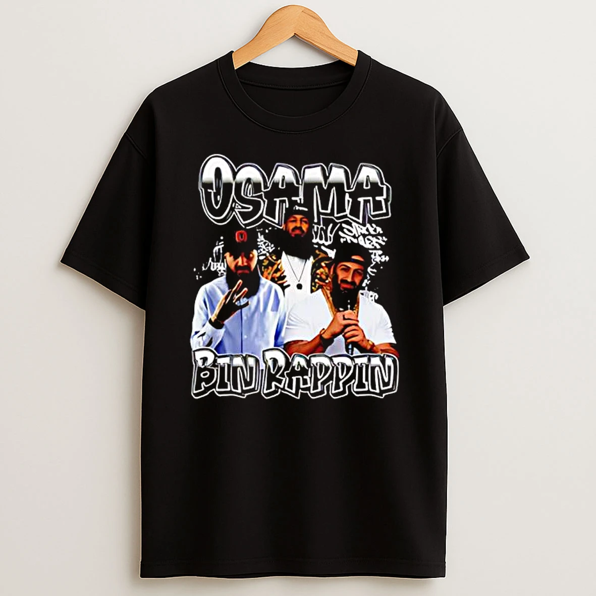 Osama Bin Rappin Graphic T Shirt