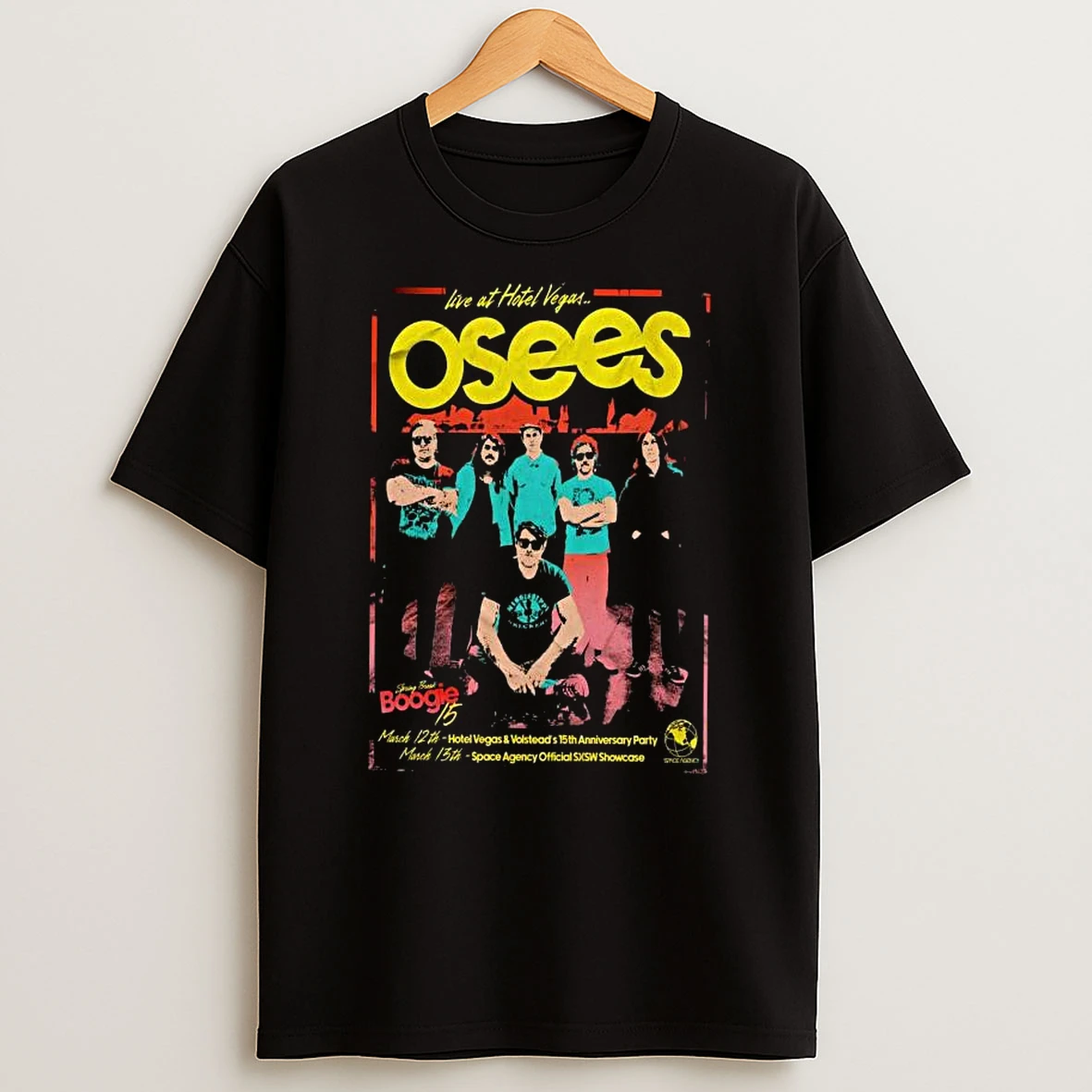Osees Sxsw Hotel Vegas Austin Tx Mar 13 2026 T Shirt