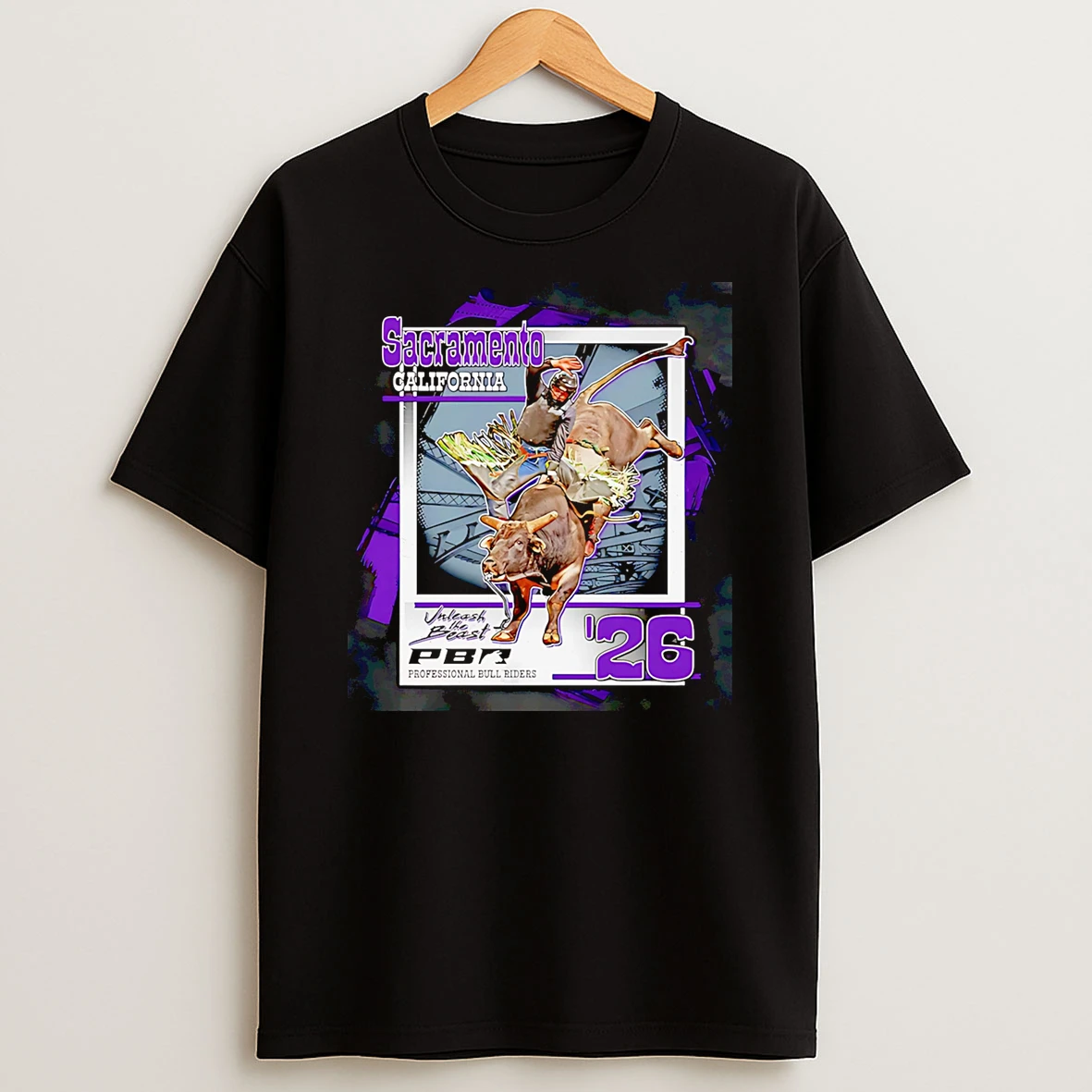 Pbr 2026 Unleash The Beast Sacramento City T Shirt